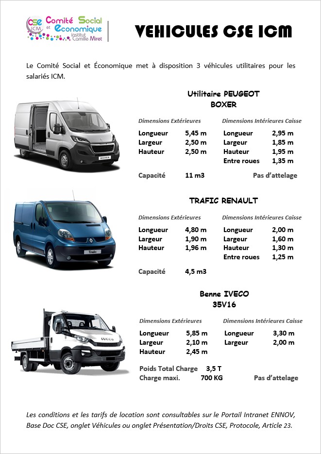 PLAQUETTE Location Camions CSE